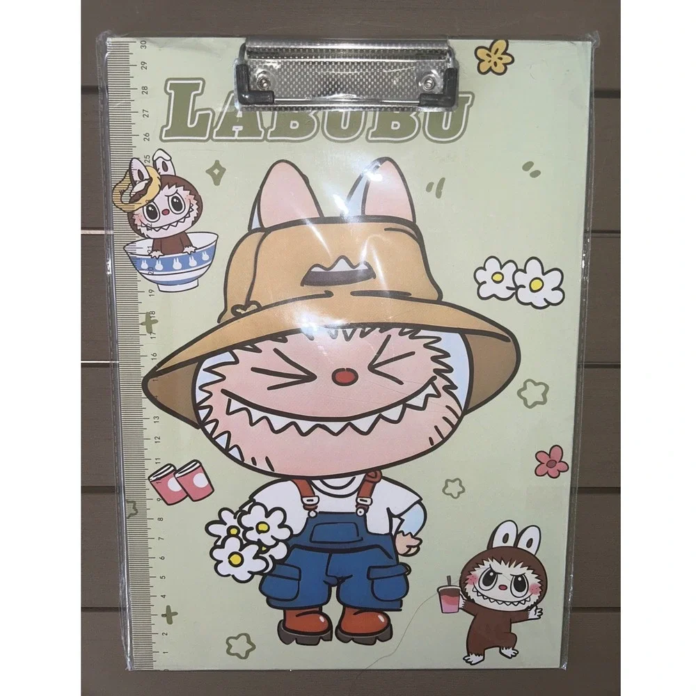 LABUBU Clipboard Ruler Cute Cartoon‎ Character Design